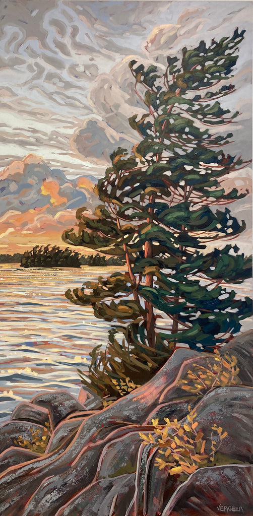 Granite Island Windswept 9 - 72x36