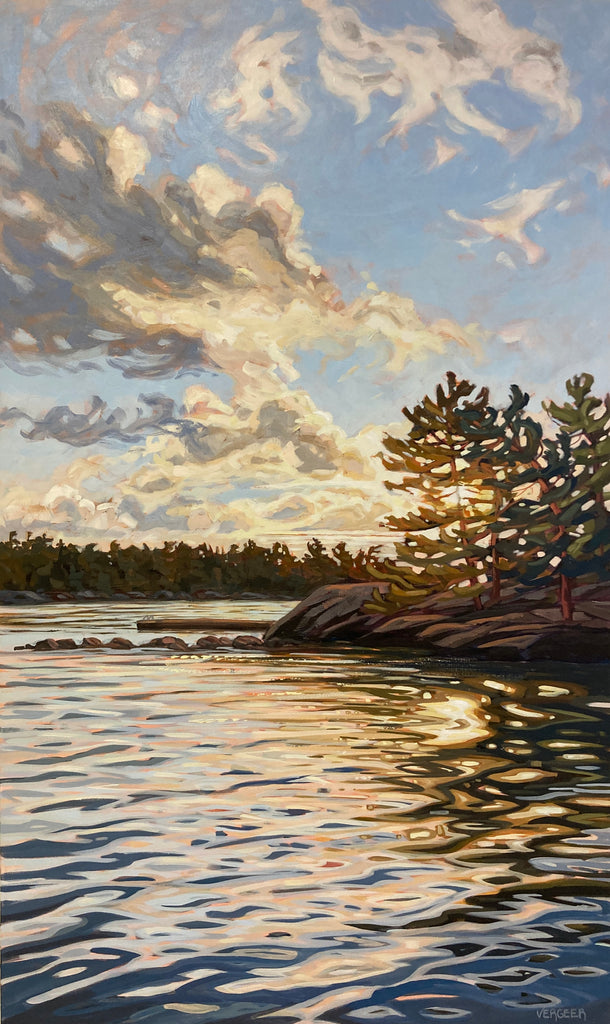 Flossie Island Sunrise 2 - 60x36