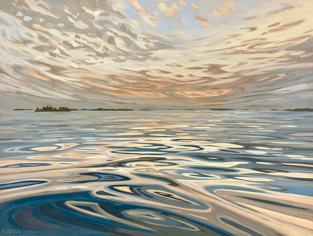 Sunset Near Dailey Island 5 - 36x48