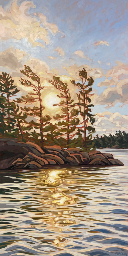 Flossie Island Sunrise 4 - 72x36