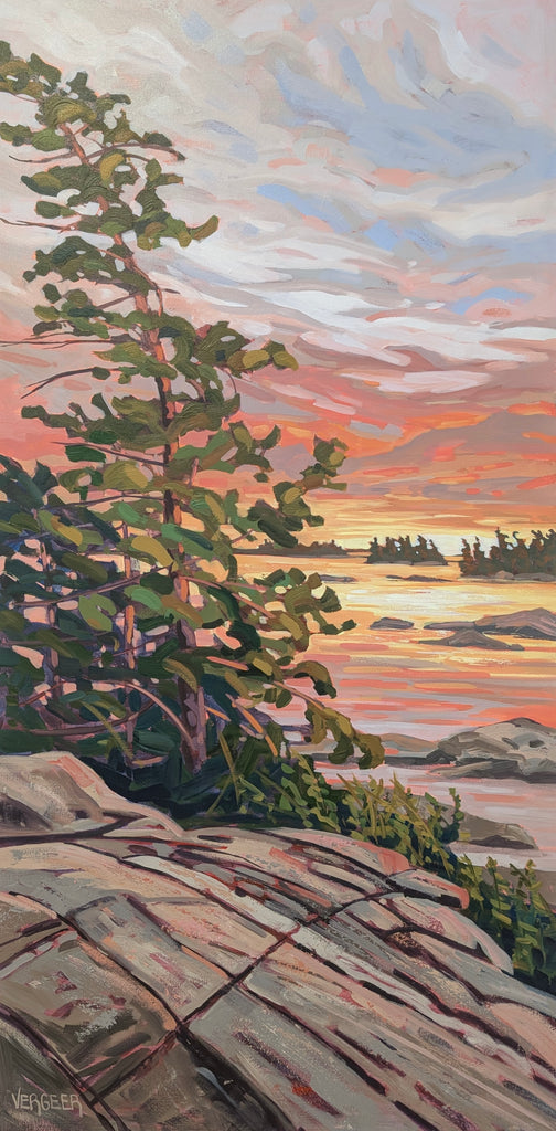 Sunset Near Rocko Island 2 - 48x24