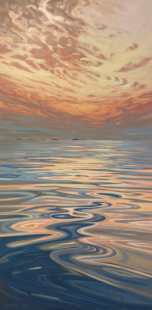 Sunset Near Dailey Island 4 - 72x36