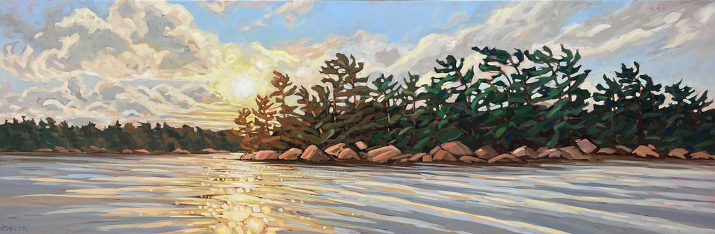Freedom Island Sunrise 2 - 24x72