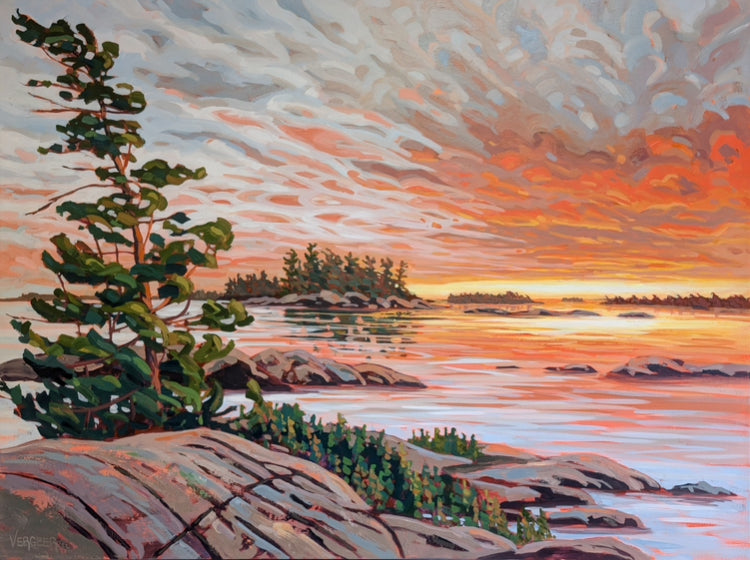 Sunset Near Rocko Island 3 - 36x48