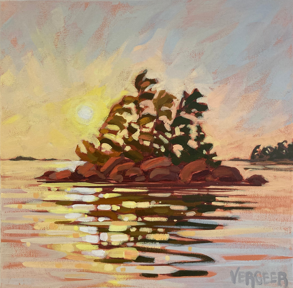 Painting with Jessica: Sans Souci Sunset, Sunday July 27, 9:30am-12pm (SSCA Members Only)
