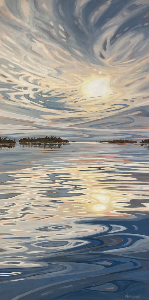 Sunset Near Gauge Islands 1 - 72x36