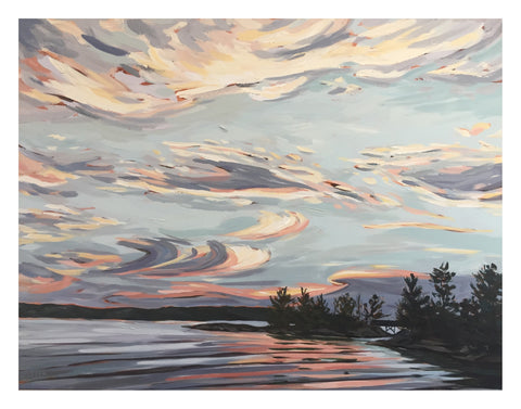 Waubuno Beach Sunset, Signed Limited Edition Print