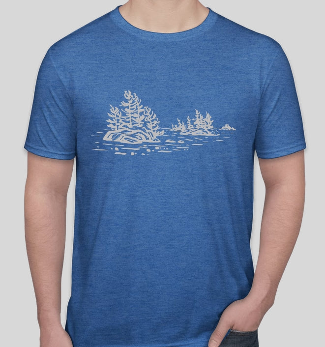Endless Islands T-Shirt, Heather Royal