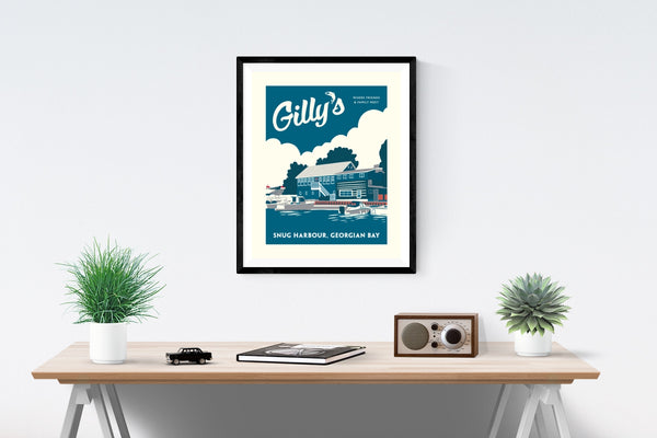 Gilly's Snug Harbour Restaurant Poster