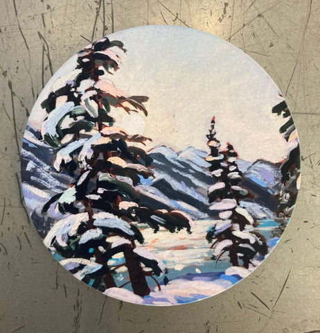 Lake Louise 4 Ceramic Art Coaster