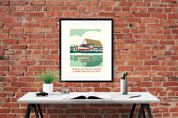 Charles W. Stockey Centre and Bobby Orr Hall of Fame Poster