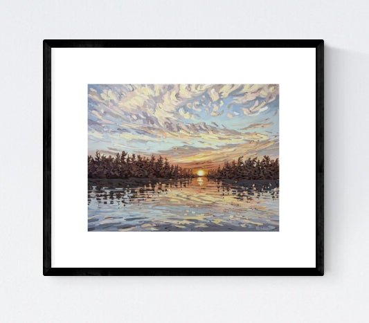 Sunset Near Good Cheer Island, Signed Limited Edition Print