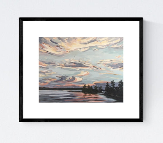 Waubuno Beach Sunset, Signed Limited Edition Print