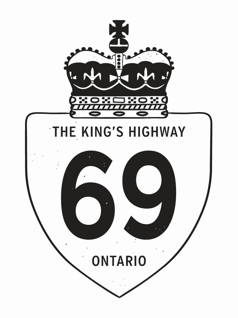 Highway 69 Sign Poster