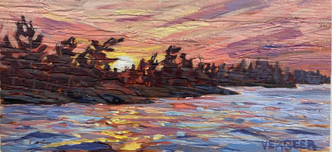 Sunset Near Sleeth Island Series 6 Miniature Painting
