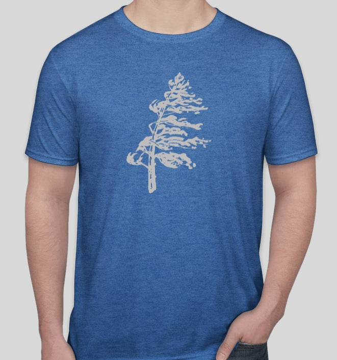 Wreck Island Windswept T-Shirt, Heather Royal