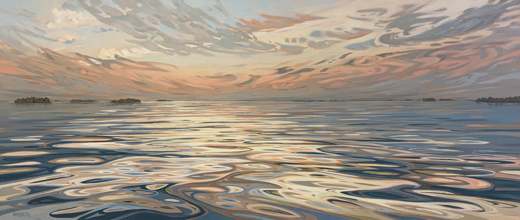 Sunset Near Dailey Island 6 - 36x84