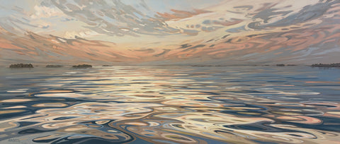 Sunset Near Dailey Island 6 - 36x84