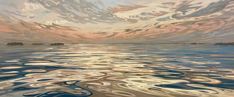 Sunset Near Dailey Island 6 - 36x84