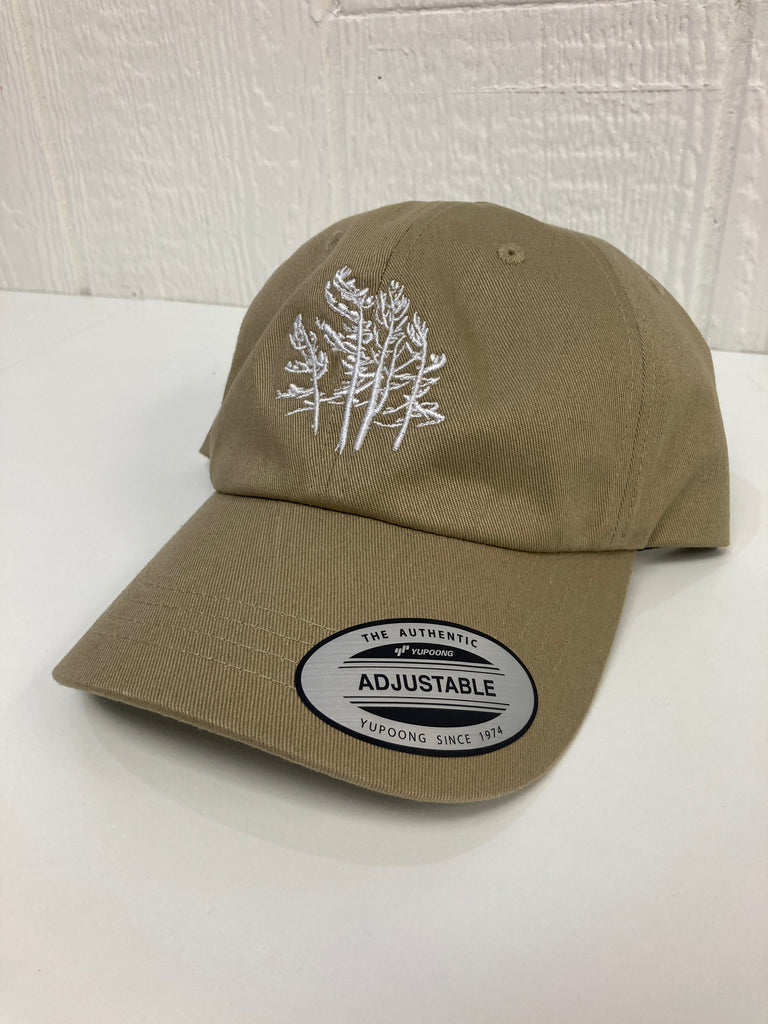 Killbear Trees Embroidered Deluxe Chino Twill Hat, Sand