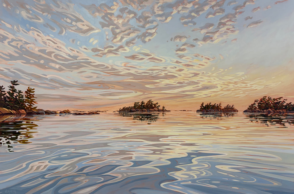 Sunset Near Gibbs Island 2 - 48x72