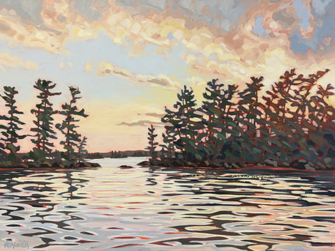 Fawn Island Sunset - 30x40