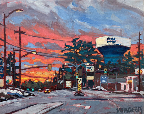 South End Sunset - 8x10