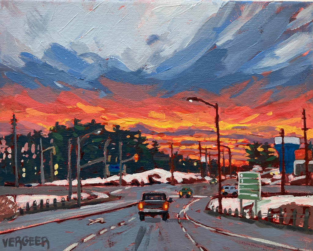 South End Sunset - 8x10