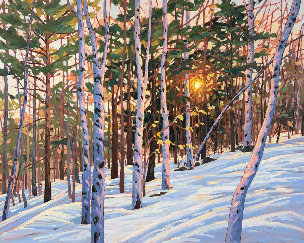 Sunset Near Fairy Lake 4 - 48x60