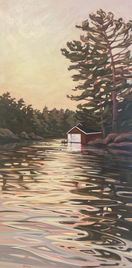 Rosseau Bay Boathouse - 48x24