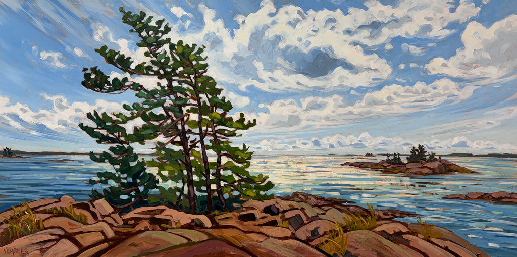 Windswept Near Killarney Provincial Park - 30x60
