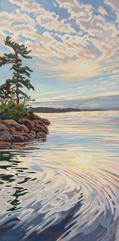 Lake Rosseau Sunrise 2 - 48x24