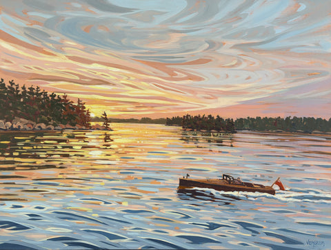 Muskoka Sunset Cruise - 30x40