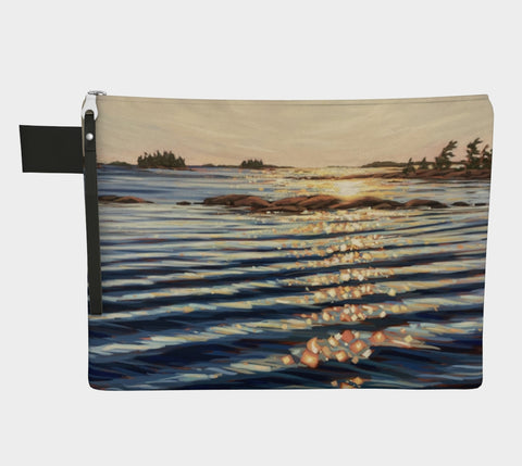 Morgan Island Sunset Zipper Carry-All