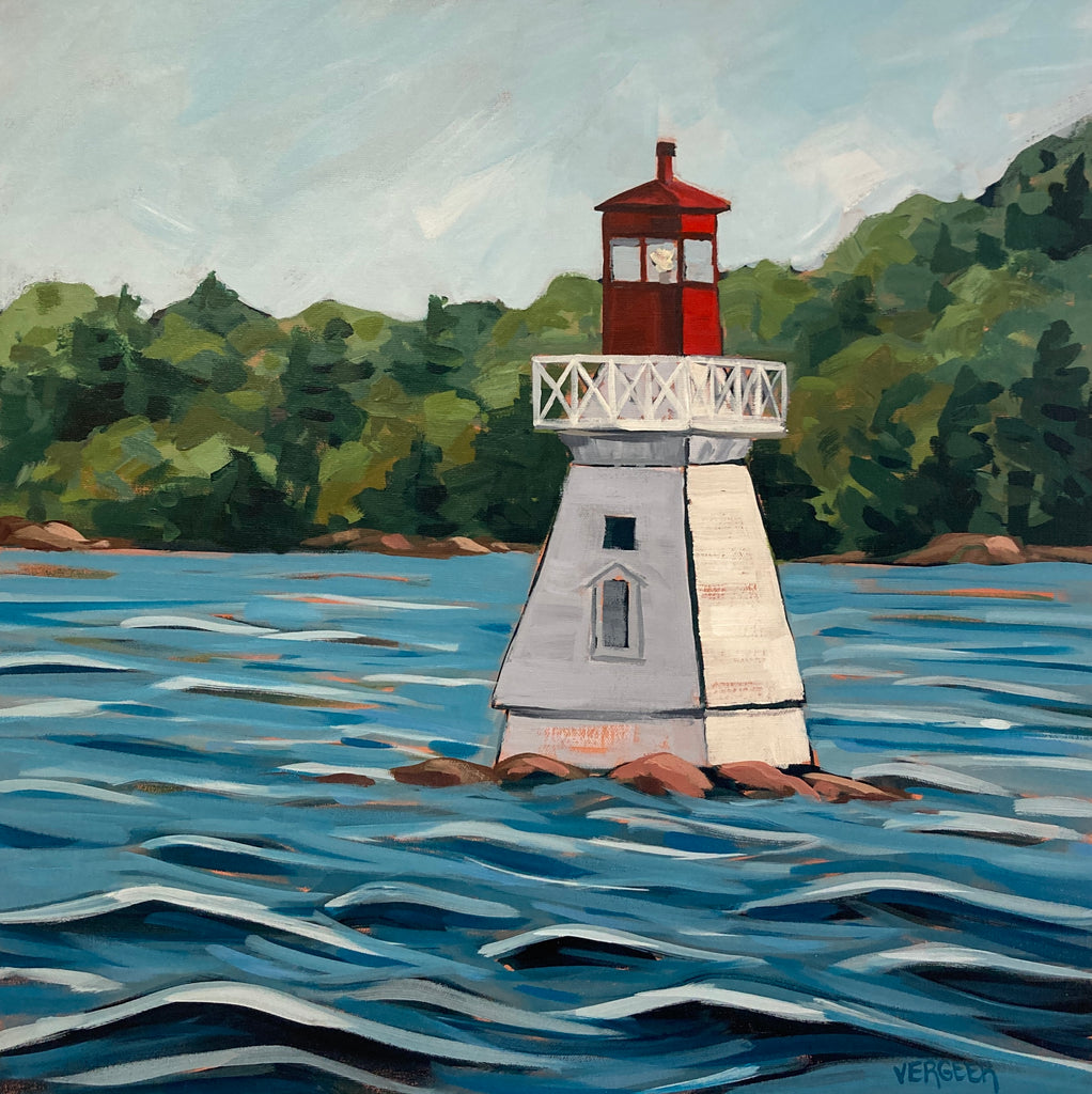 Lake Rosseau Lighthouse - 20x20