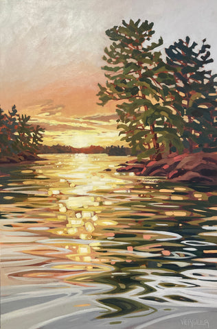 Helen Island Windswept Lake Rosseau 2 - 36x24