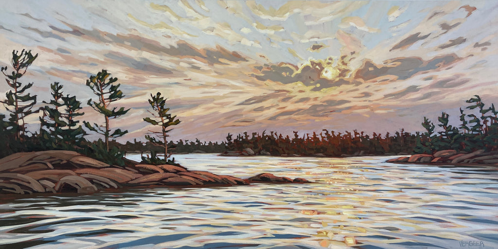 Dave Point Sunrise 3 - 30x60