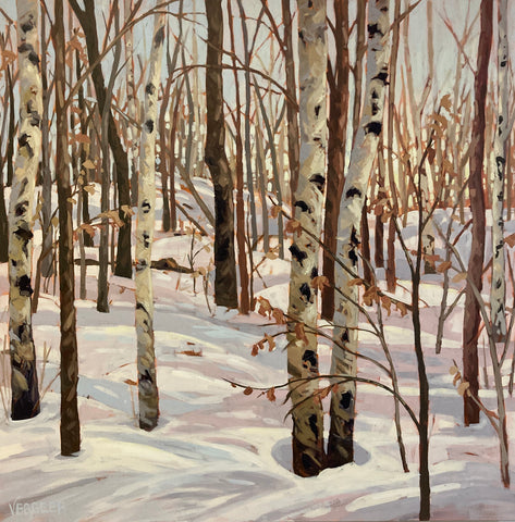 Winter Woods 4 - 36x36