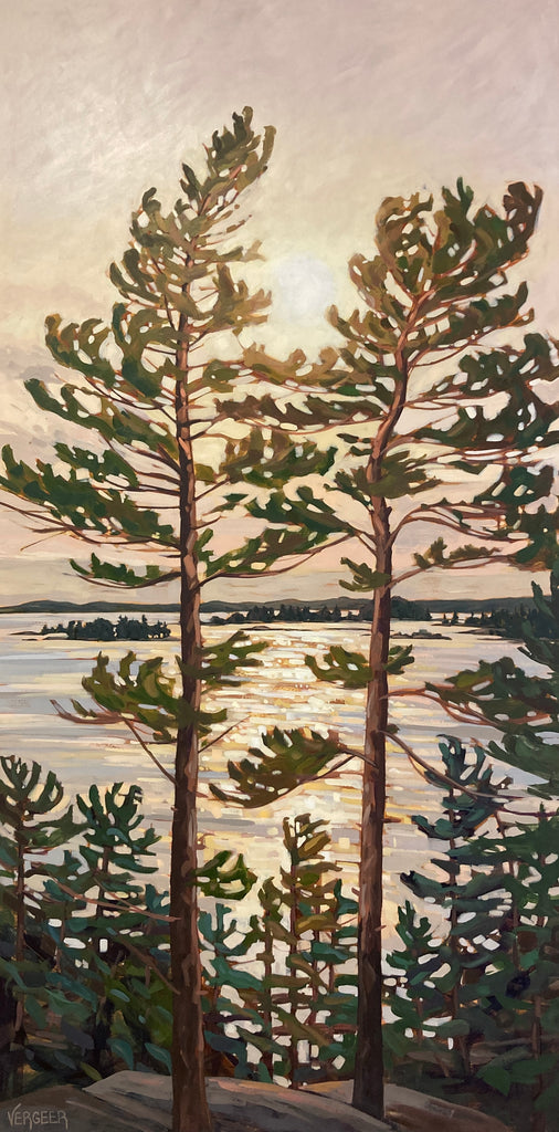 Bowers Bay Sunset - 72x36