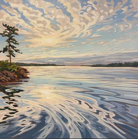 Lake Rosseau Sunrise - 36x36