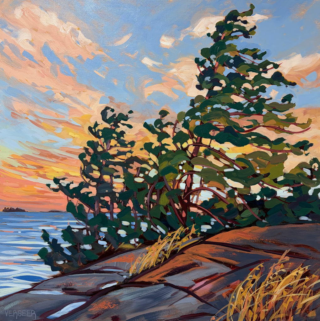 Gunn Island Sunset - 30x30