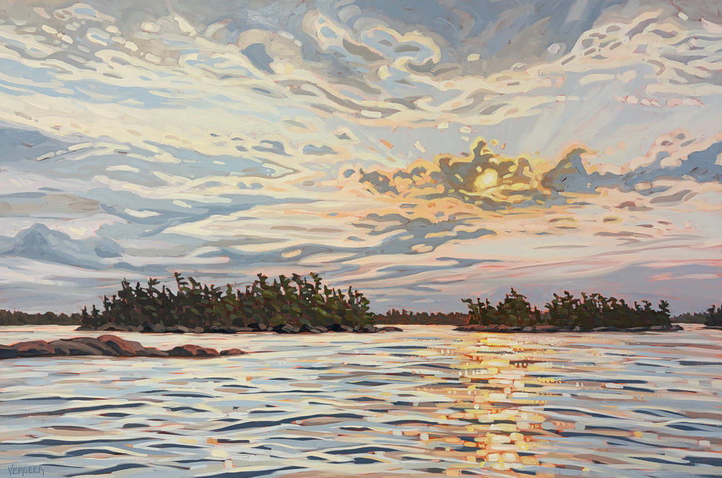 Sunset Near Bear Head - 40x60