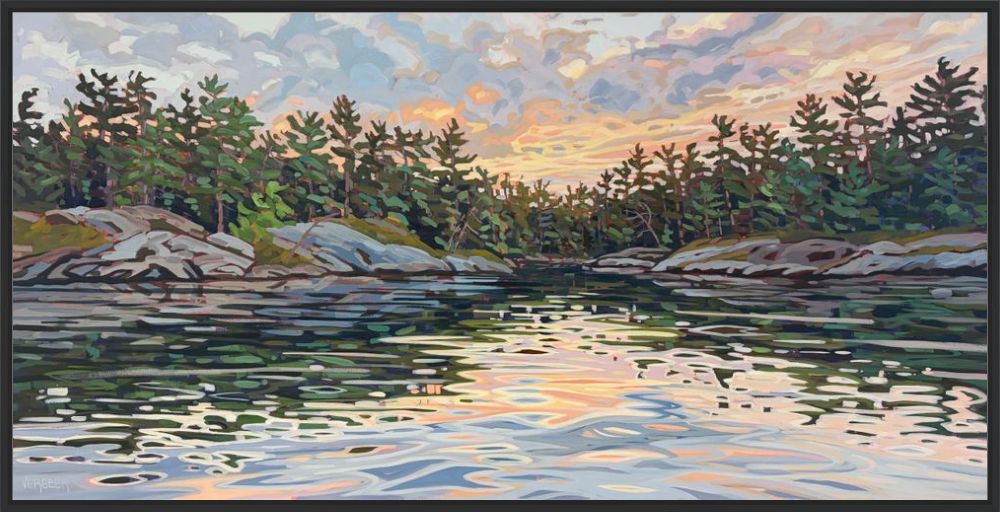 Ellsmere Island Sunrise 2 Framed Canvas Print - 24x48