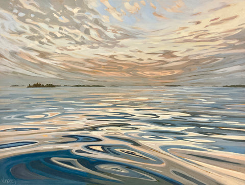 Sunset Near Dailey Island 5 - 36x48