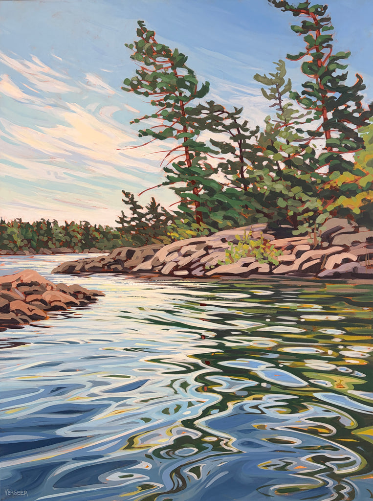 Windswept Near Moonlight Island - 48x36