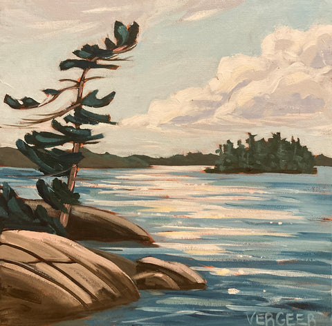 Painting with Jessica: Ojibway Island Windswept, Tuesday July 16, 9:30am-12pm