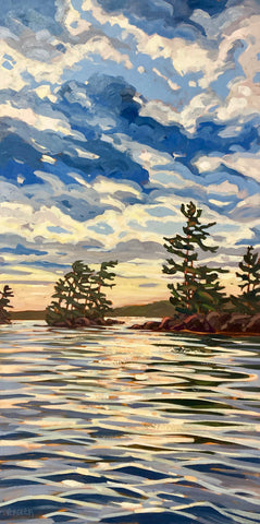 Three Sisters Island Lake Joseph 4 - 48x24
