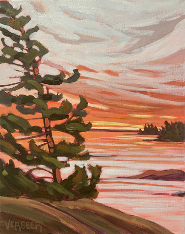 Painting with Jessica: Rocko Island Windswept, Sunday November 16, 10am-12:30pm