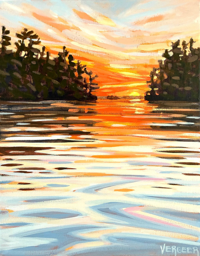 Painting with Jessica: Muskoka Sunset, Saturday July 18, 9:30am-12pm