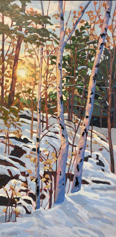 Waterfront Trail Sunrise - 48x24